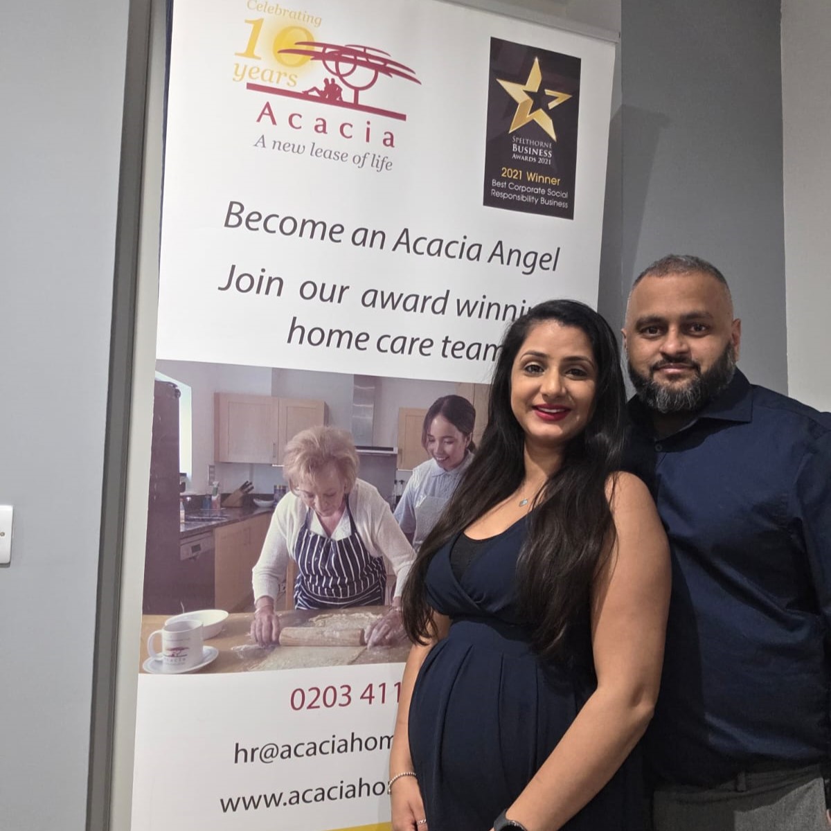 Gita & Amit Directors of Acacia Homecare Reading